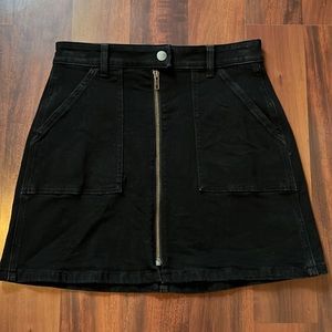 Madewell Denim Zip Front Skirt